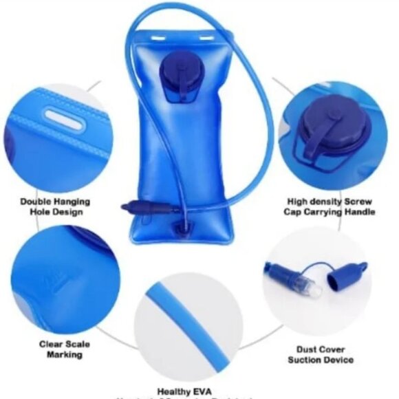 2L Hydration Backpack for Cycling, Hiking, Camping & Sports  Adjustable - Picture 3 of 8